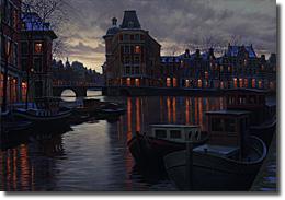 Canal At Dusk by Alexei Butirskiy