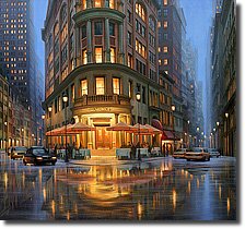 Summer Rain at Delmonicos By Alexei Butirskiy 