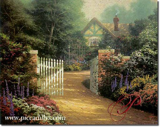 Hidden Cottage By Thomas Kinkade