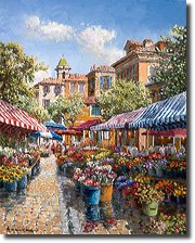 Flower Market, Nice By Sam Park 